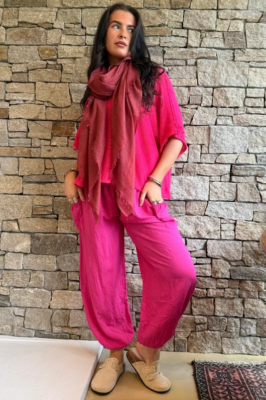 Classic Portobello Scarf Indian Red 